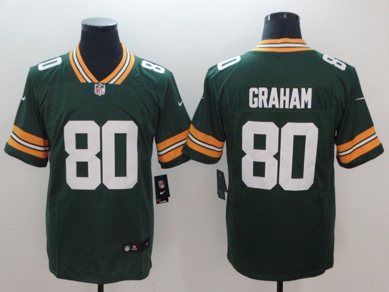 Men Green Bay Packers #80 Graham Green Nike Vapor Untouchable Limited Player NFL Jerseys->los angeles lakers->NBA Jersey